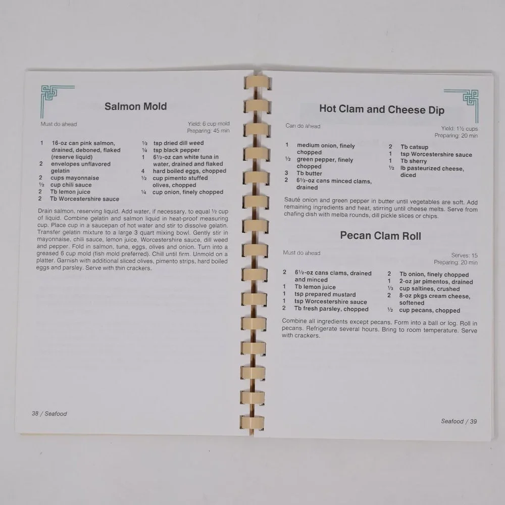 Appetizers Southern Style Junior League Greensboro NC 1992 Vintage Cookbook Food